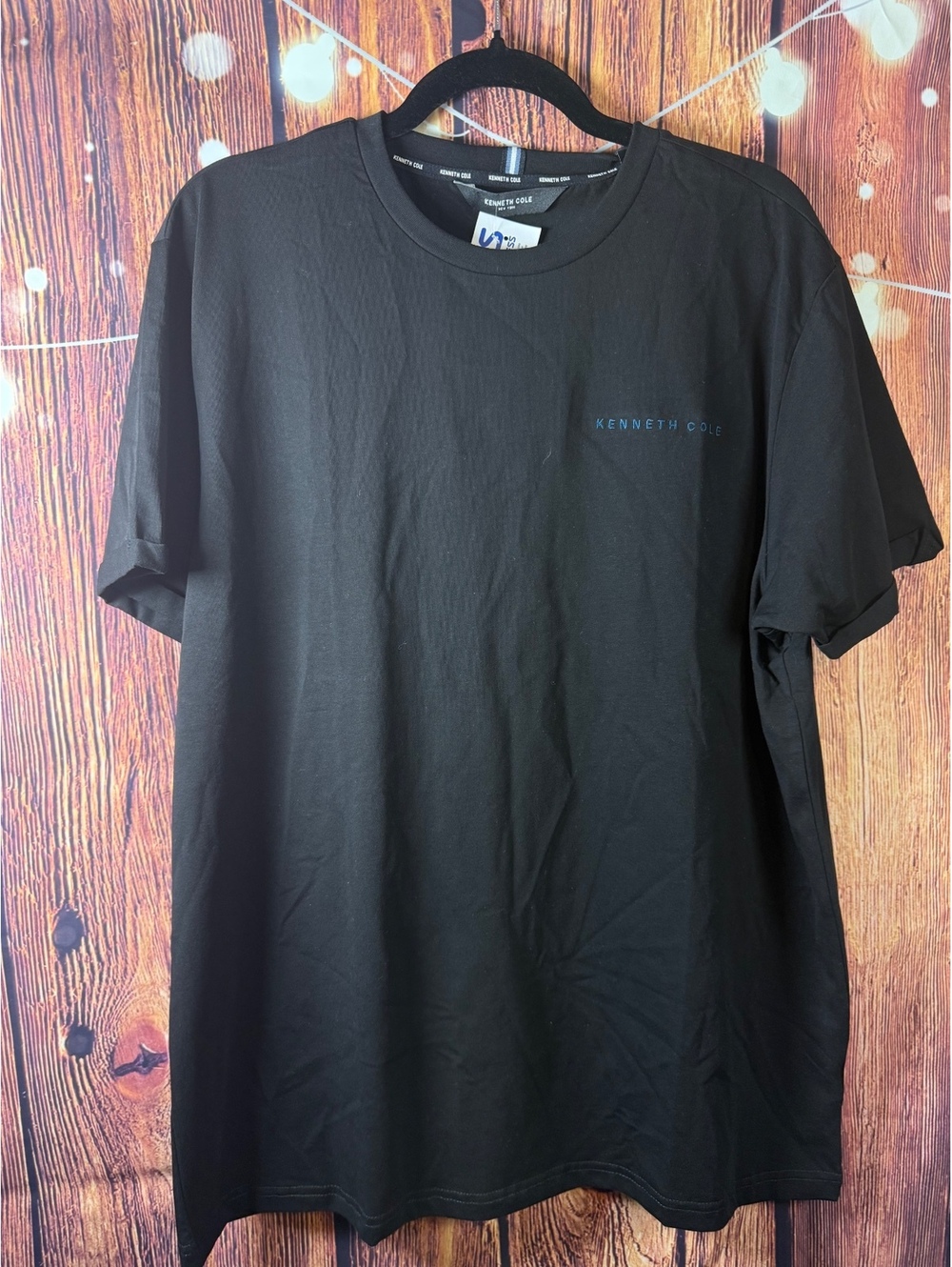 Kenneth Cole Black Short Sleeve T Shirt Size XL